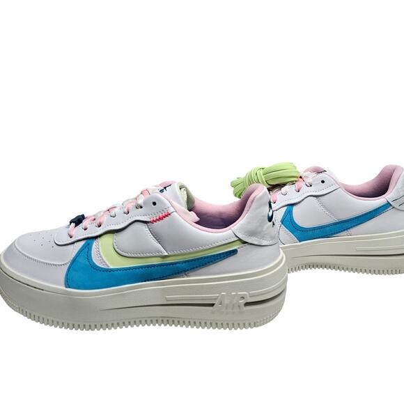 517tNcRorbL._AC_UY900_.jpg Nike Air Force 1 PLT.AF.ORM Low Pastel White Pink Blue DZ5197100 Women\'s 10 NWB